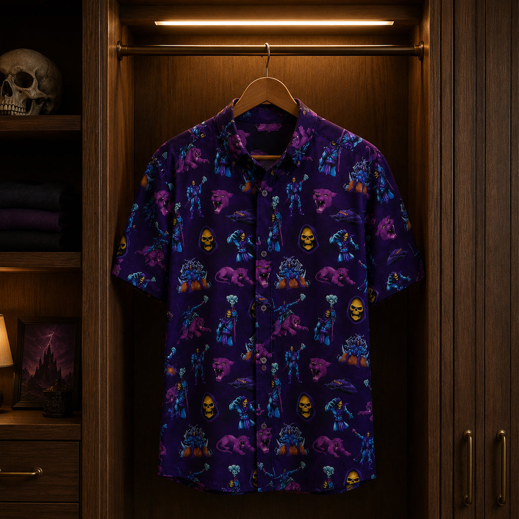Unisex Brandon Walker Masters Of The Universe Purrr-fectly Evil Graphic Hawaiian Shirt for Entertainment Fans – Moonbestprint