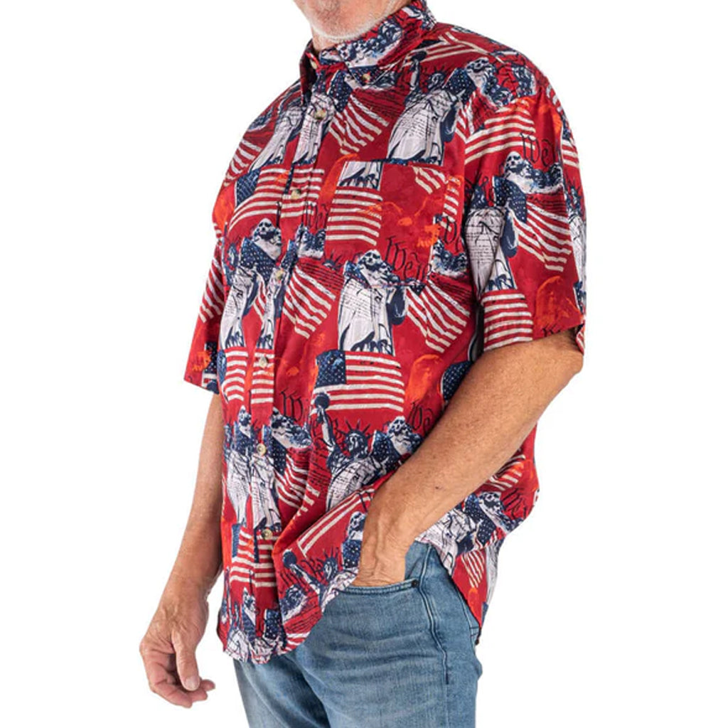 Unisex Eagle Liberty We Are The People USA 1776-2026 Hawaiian Shirt for Patriotic Fans – Moonbestprint
