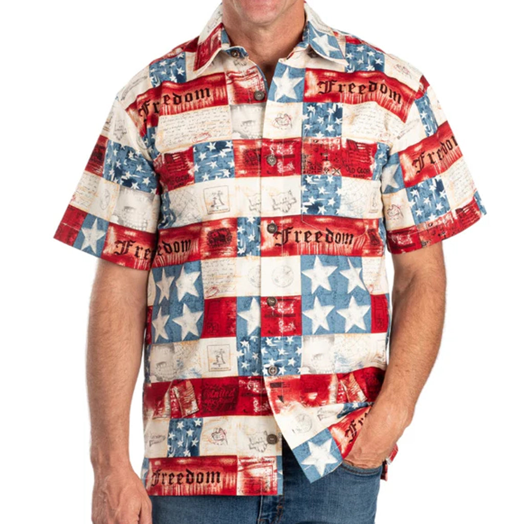 Unisex Freedom Patriotic Hawaiian Shirt for Patriotic Fans – Moonbestprint