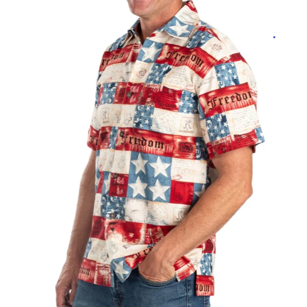 Unisex Freedom Patriotic Hawaiian Shirt for Patriotic Fans – Moonbestprint