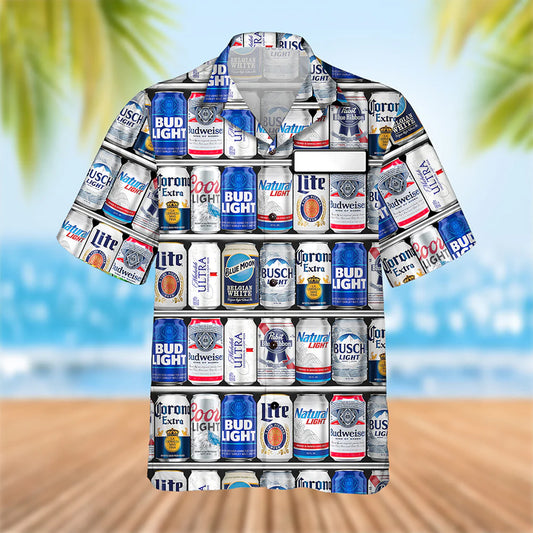 Unisex Funny Drink Can Hawaiian Shirt for Drinking Lovers – Moonbestprint