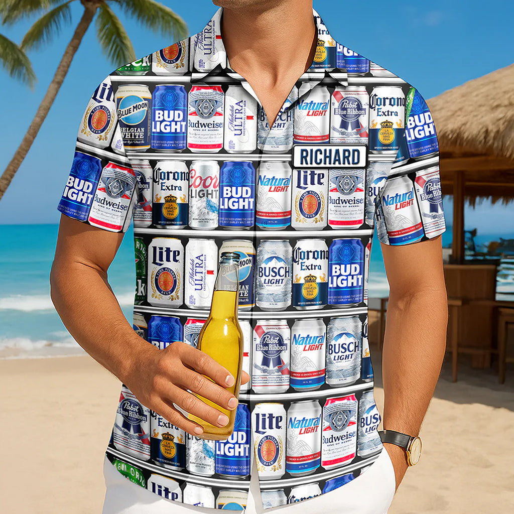 Unisex Funny Drink Can Hawaiian Shirt for Drinking Lovers – Moonbestprint
