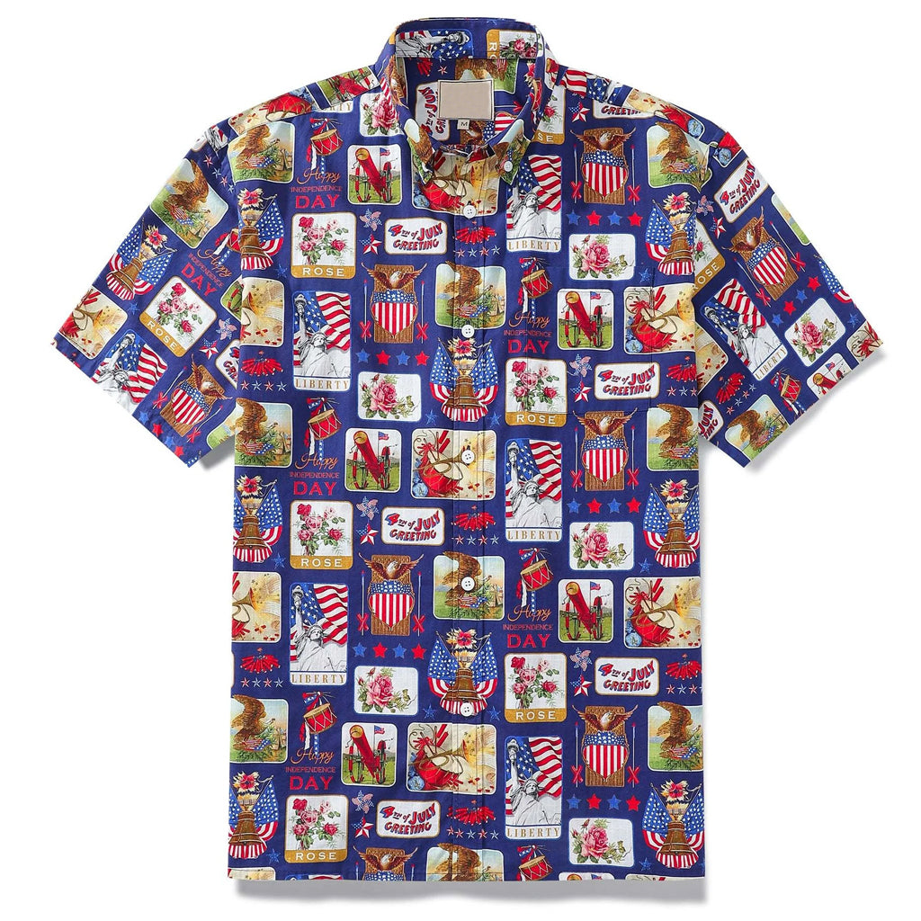 Unisex Independence Day Patriotic Hawaiian Shirt for American Pride Fans – Moonbestprint