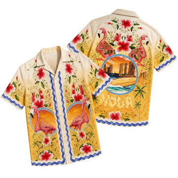 Unisex Neon City Vibes Jason Flamingo 2026 Hawaiian Shirt for Gaming Fans – Moonbestprint