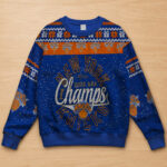 Unisex New York Knicks Champions 2026 Ugly Christmas Sweater for Basketball Fans – Moonbestprint