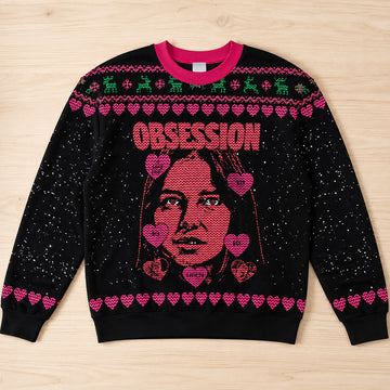 Unisex Obsession 2026 I Love You So Much Ugly Christmas Sweater for Horror Fans – Moonbestprint
