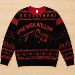 Unisex Obsession 2026 One Wish Willow Ugly Christmas Sweater for Horror Fans – Moonbestprint