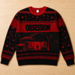 Unisex Obsession 2026 The Horror House Ugly Christmas Sweater for Horror Fans – Moonbestprint