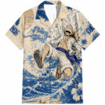 Unisex One Piece Luffy Gear 5 Hawaiian Shirt for Anime Fans – Moonbestprint