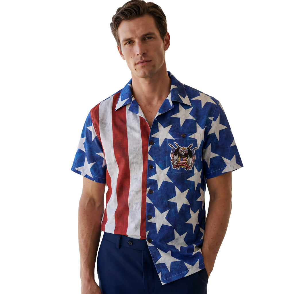 Unisex Patriot's Honor Hawaiian Shirt for Patriotic Fans – Moonbestprint