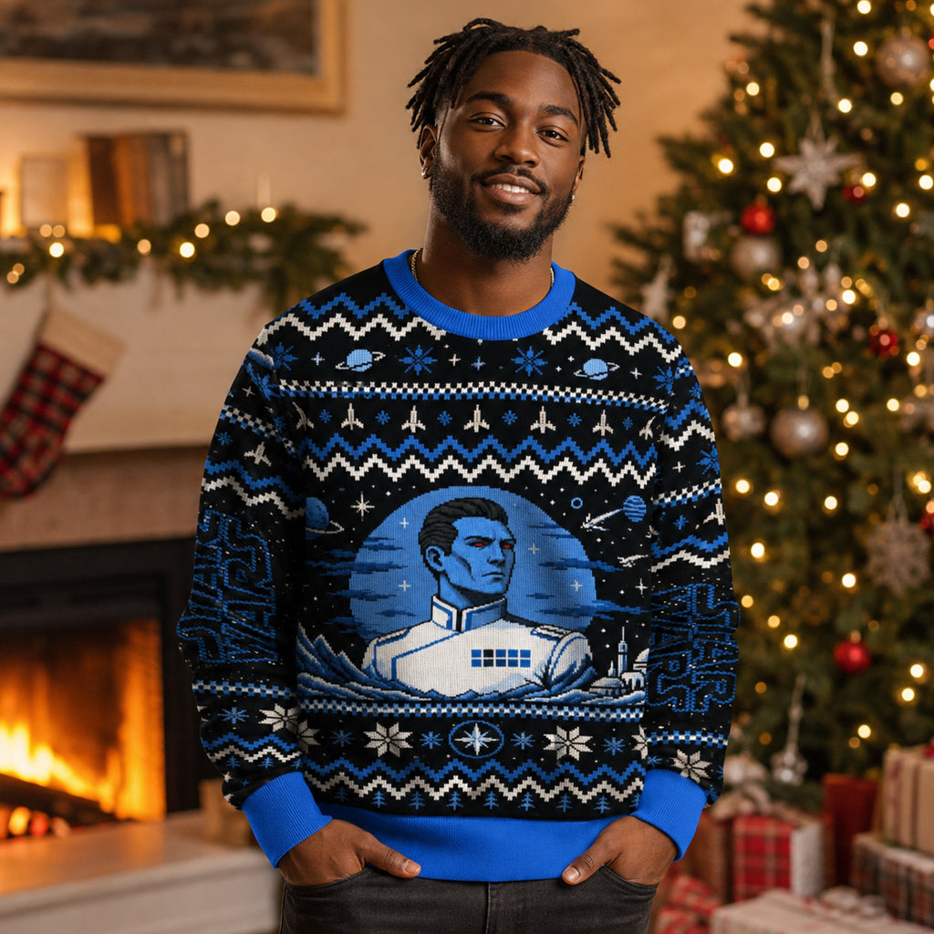 Unisex Star Wars Thrawn Ugly Christmas Sweater for Star Wars Fans – Moonbestprint