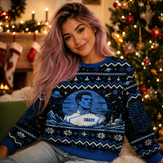 Unisex Star Wars Thrawn Ugly Christmas Sweater for Star Wars Fans – Moonbestprint