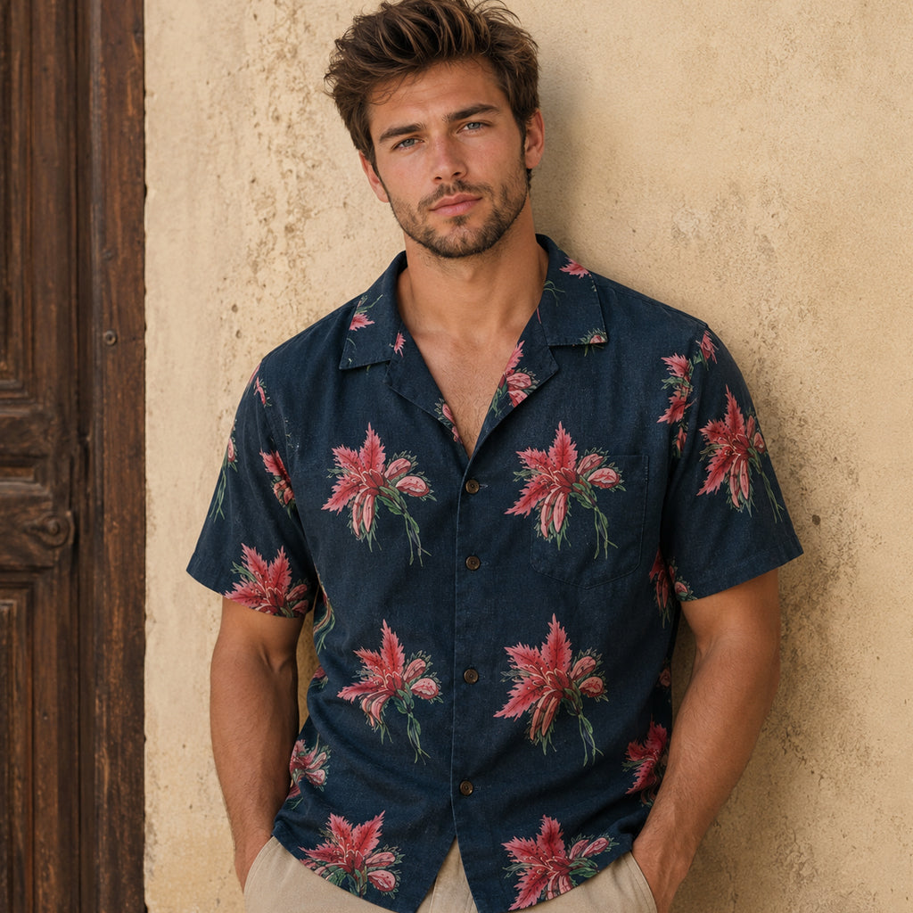Unisex Travis Kelce Floral Hawaiian Shirt for Football Fans – Moonbestprint