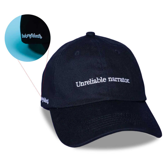 Unreliable Narrator Book Of The Month Hat -Moonbestprint