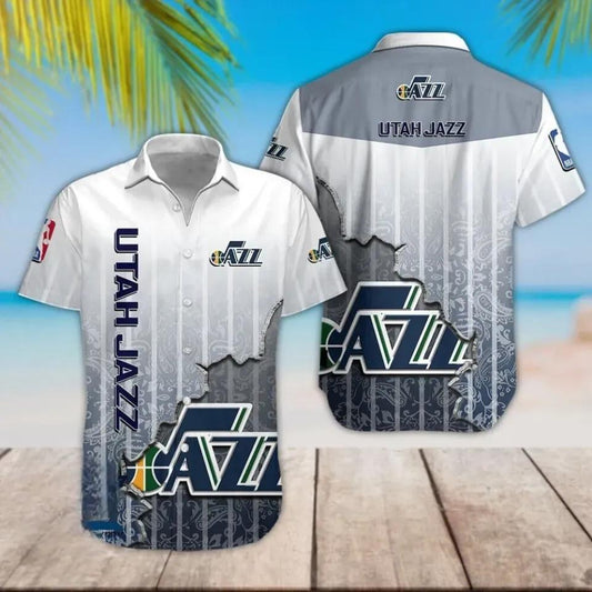 Utah Team Jazzz Hawaiian Shirt, NHL Hawaiian Shirt Moonbestprint