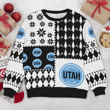 Utah Hockey Club NHL Ugly Christmas Sweater, NHL Christmas Sweater Moonbestprint