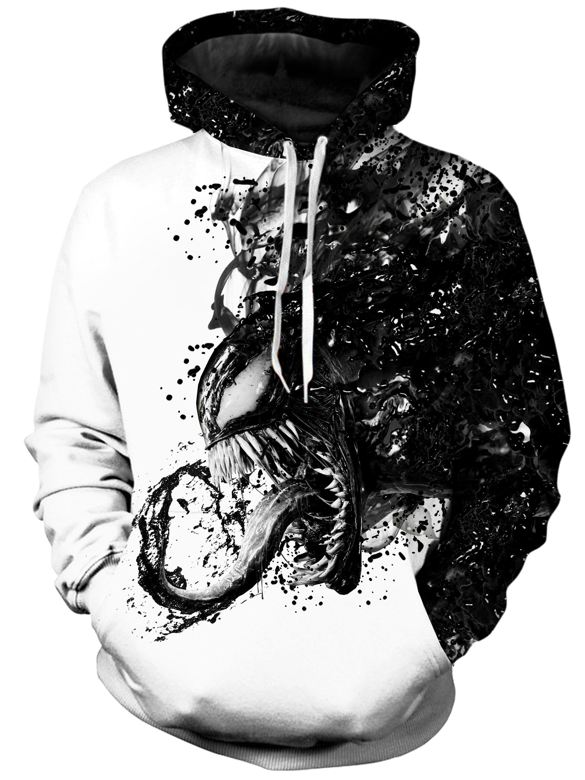 Venom BW Unisex Hoodie - Moonbestprint