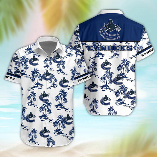Vancouver Canucks Aloha Shirt, NHL Hawaiian Shirt Moonbestprint