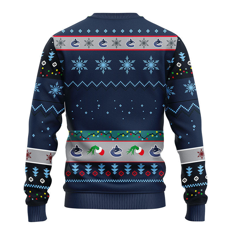 Vancouver Canucks Grinch Ugly Christmas Sweater Moonbestprint
