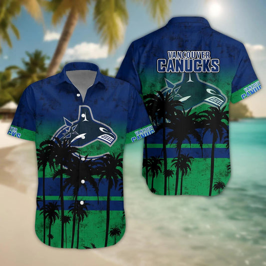 Vancouver Canucks Hawaii Shirt, NHL Hawaiian Shirt Moonbestprint