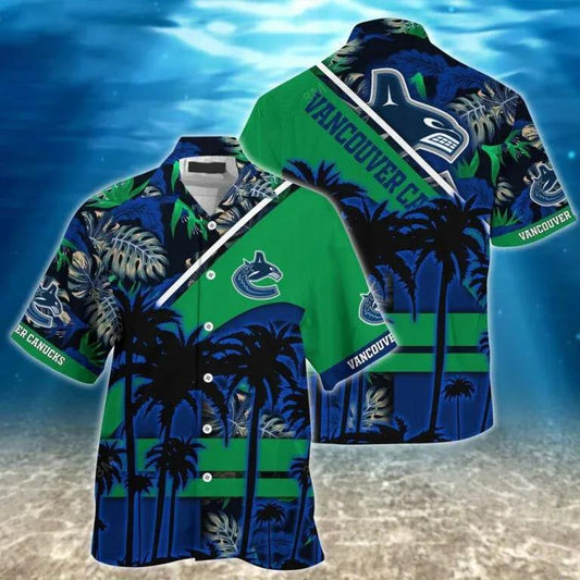 Vancouver Canucks Hawaiian Shirt 5, NHL Hawaiian Shirt Moonbestprint