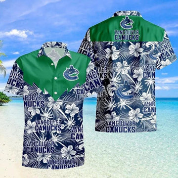 Vancouver Canucks Hawaiian Shirt 6, NHL Hawaiian Shirt Moonbestprint