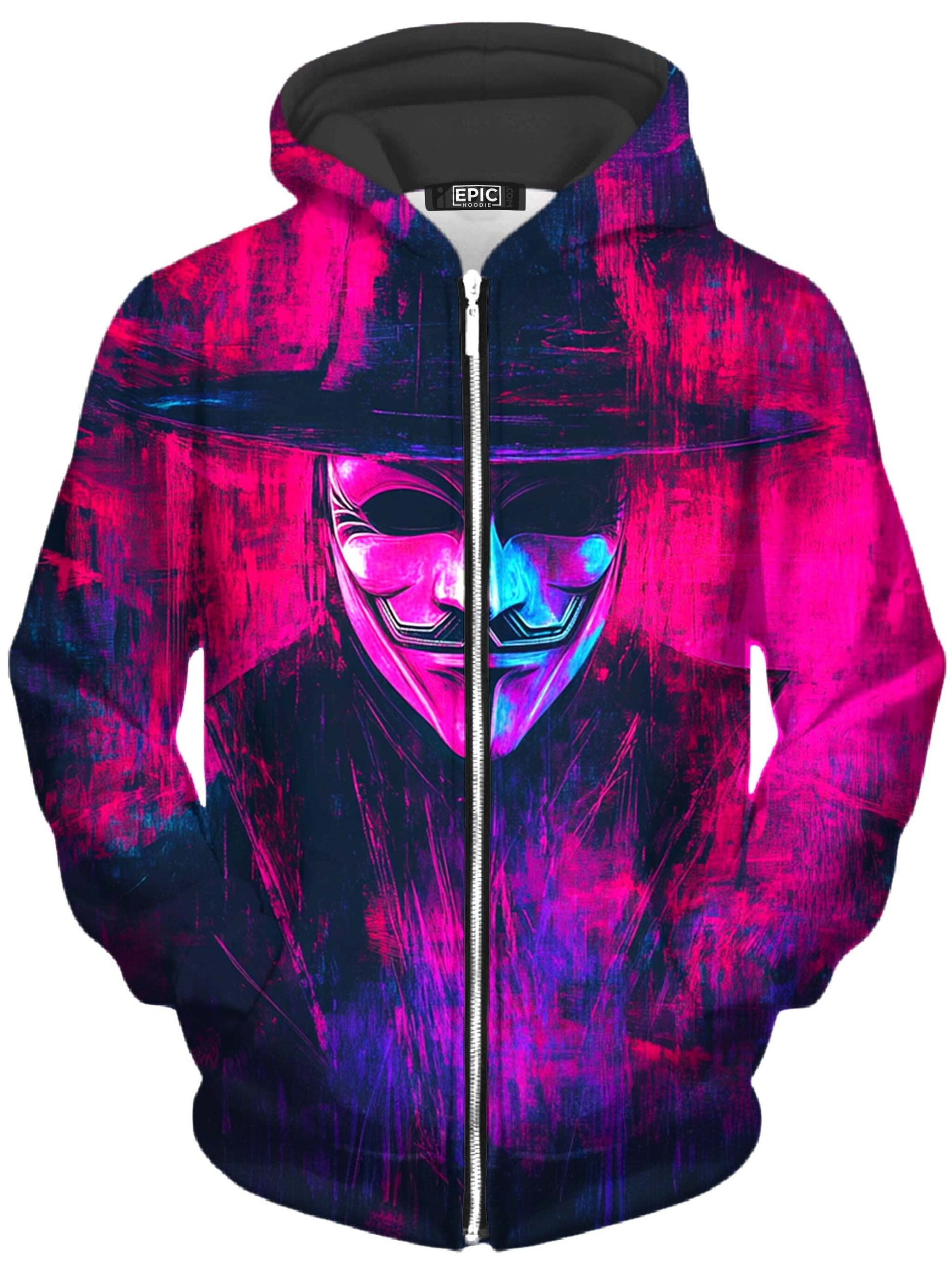 Vapor Rebellion Unisex Zip-Up Hoodie - Moonbestprint