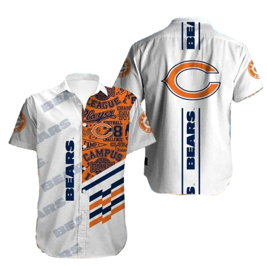 Varsity Pride Chicago Bears Collegiate Hawaiian Shirt - Moonbestprint