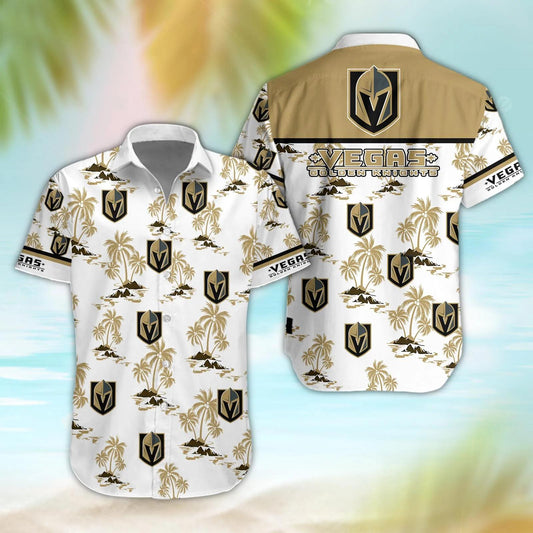 Vegas Golden Knights Aloha Shirt, NHL Hawaiian Shirt Moonbestprint