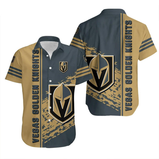 Vegas Golden Knights Hawaiian Shirt Quarter Style - NHL, NHL Hawaiian Shirt Moonbestprint