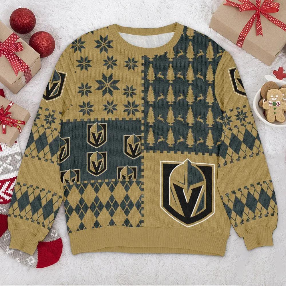 Vegas Golden Knights NHL Ugly Christmas Sweater, NHL Christmas Sweater Moonbestprint