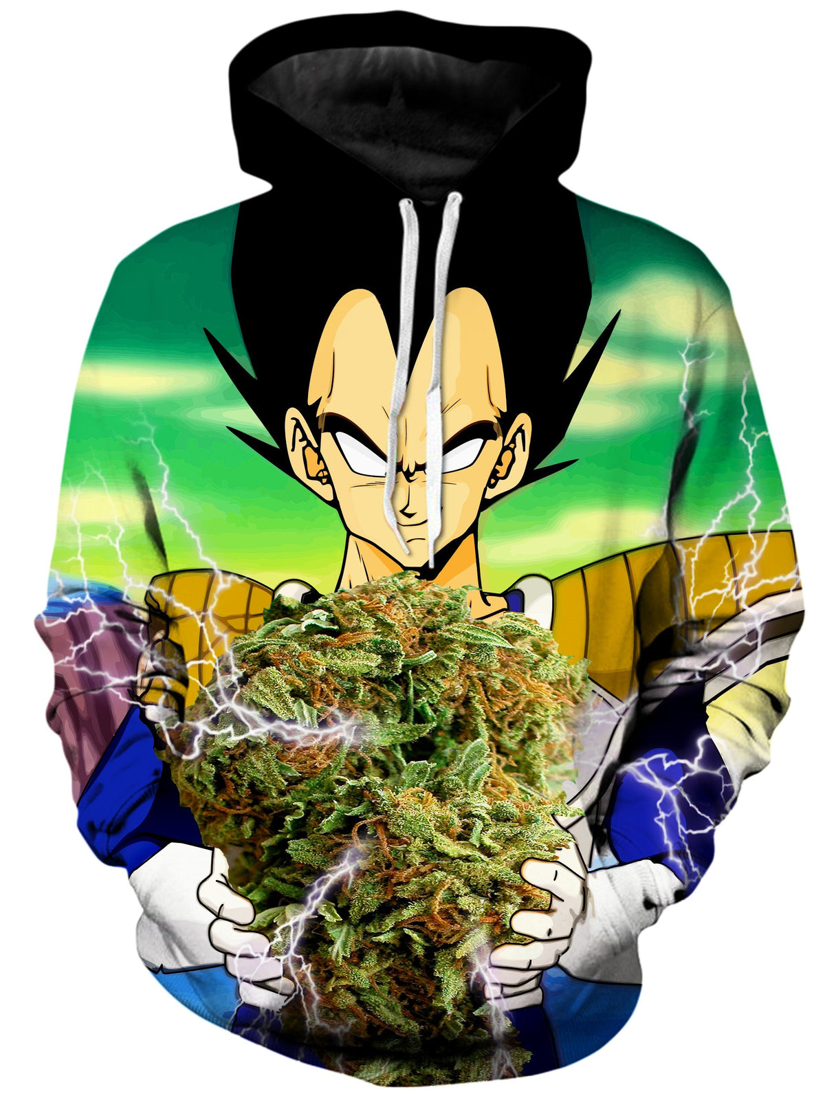 Vegeta Super Saiyan Nug Hoodie -Moonbestprint