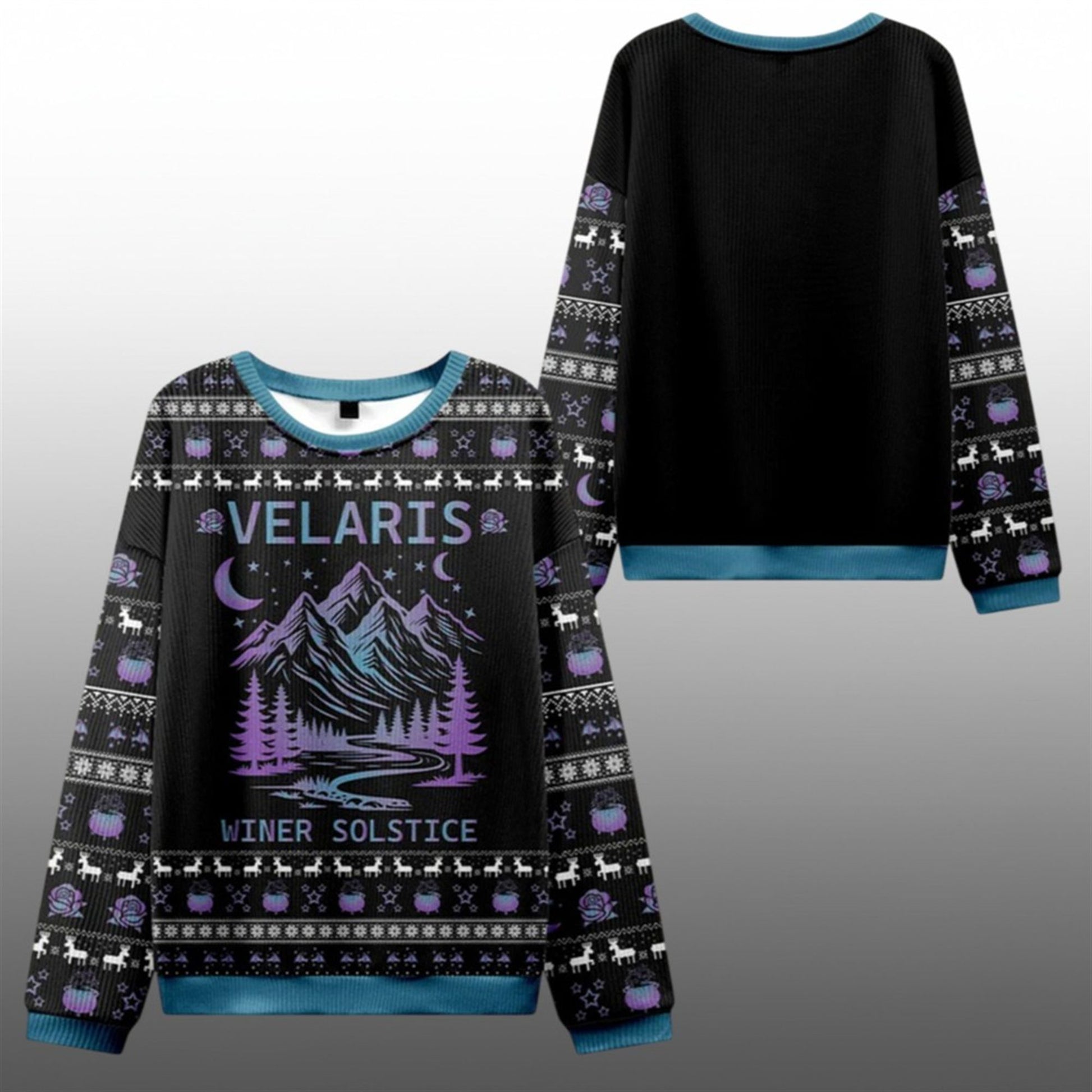 Velaris Winter Solstice Ugly Sweater 2026 Christmas - Moonbestprint