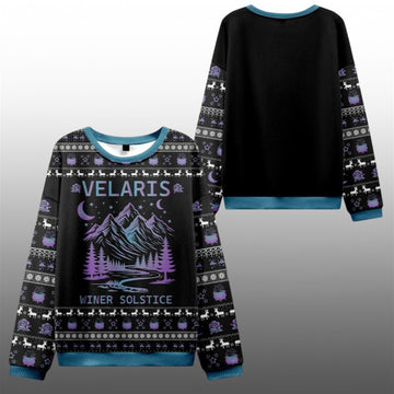 Velaris Winter Solstice Ugly Sweater 2026 Christmas - Moonbestprint