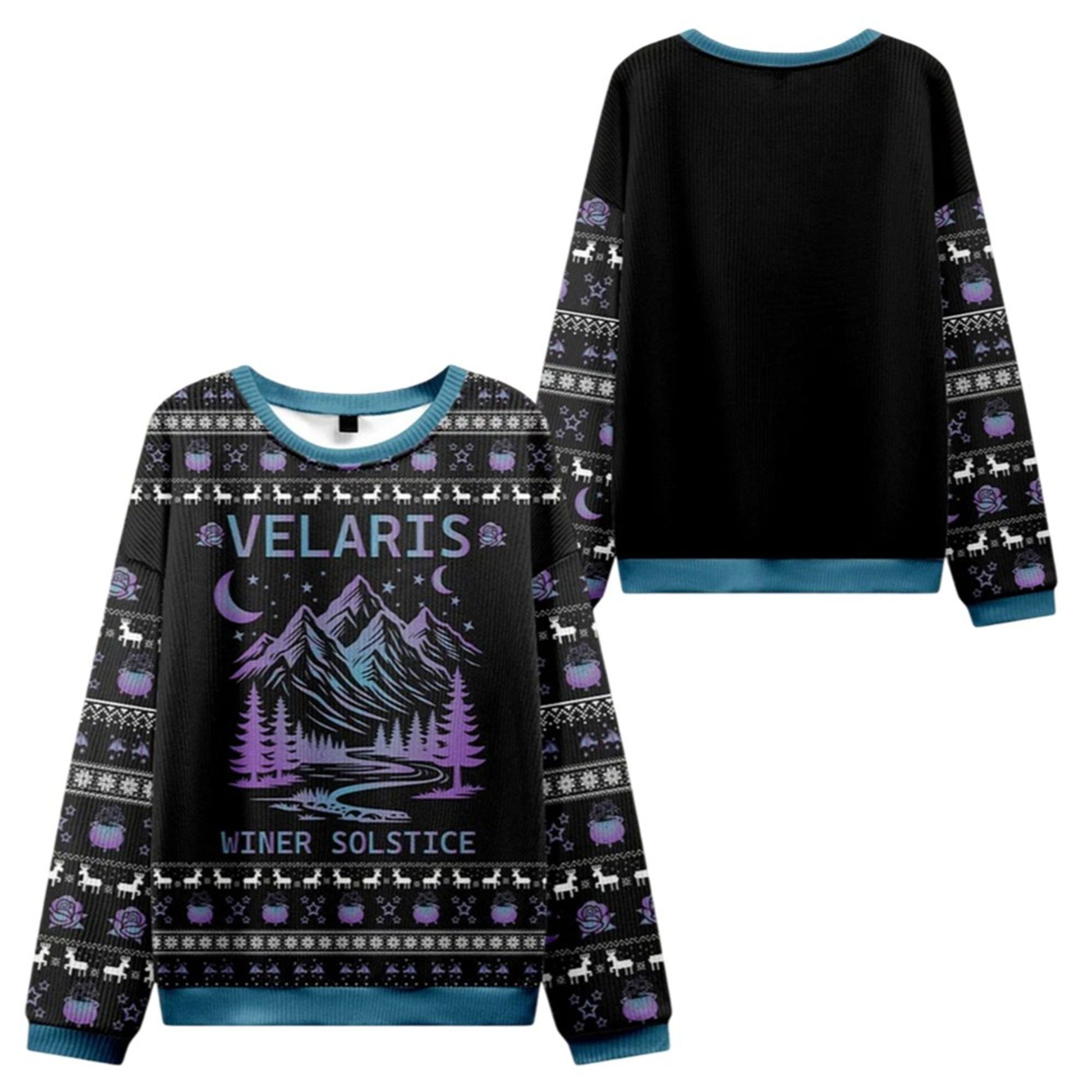 Velaris Winter Solstice Ugly Sweater 2026 Christmas - Moonbestprint