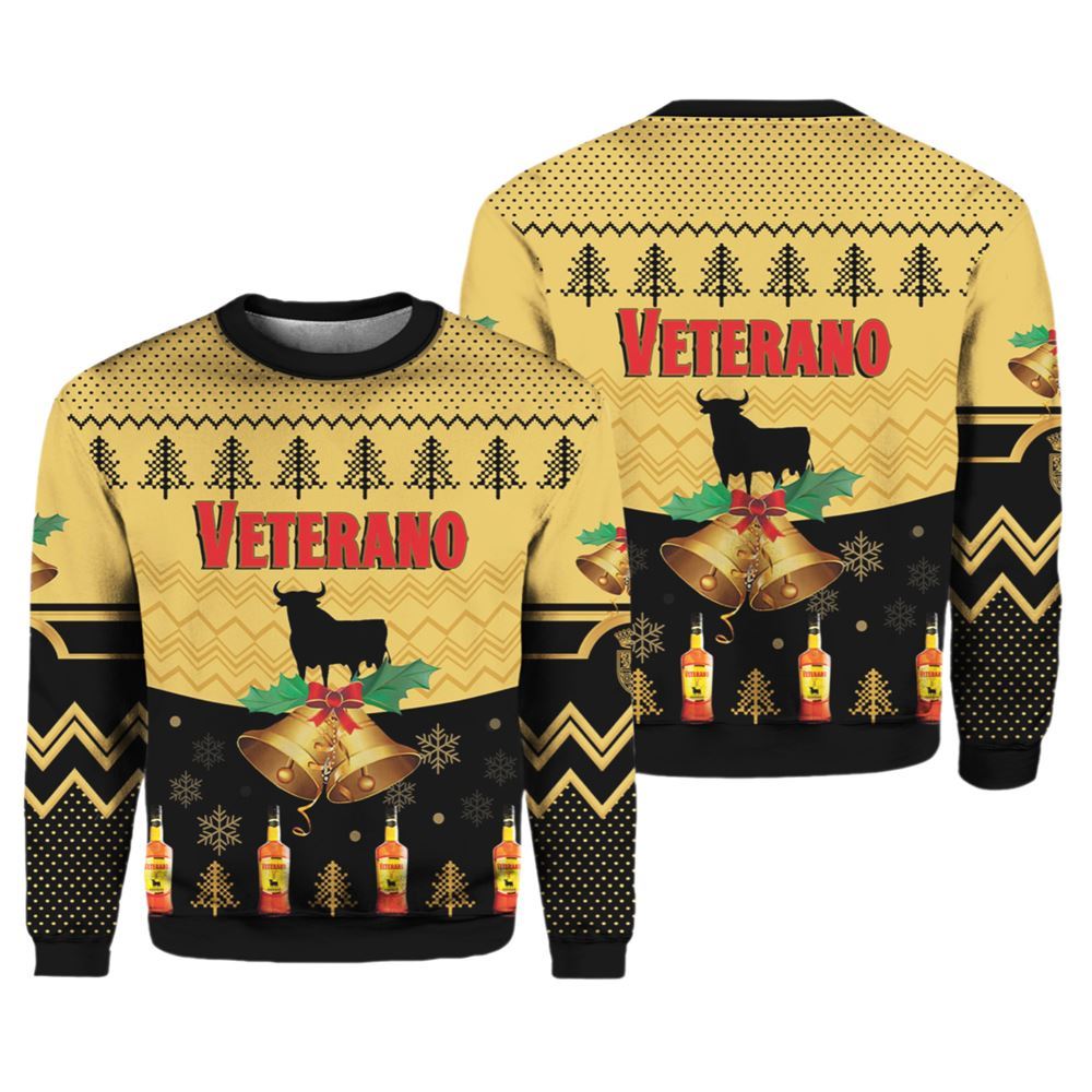 Veterano Ugly Christmas Sweater - Moonbestprint