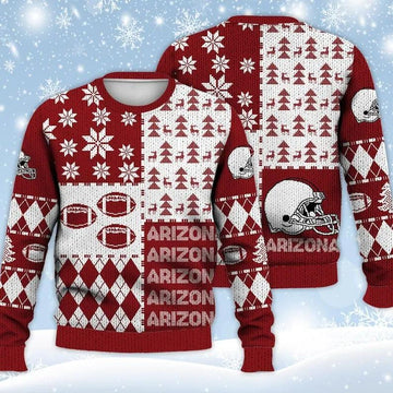 Vintage Arizona Cardinals Ugly Sweater Christmas, NFL Christmas Sweater Moonbestprint