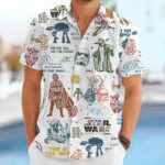 Vintage Star Wars Quotes Collage Hawaiian Shirt – Moonbestprint