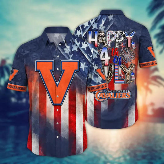 Virginia Cavaliers NCAA Aloha Hawaiian Shirt 2, NCAA Hawaiian Shirt Moonbestprint