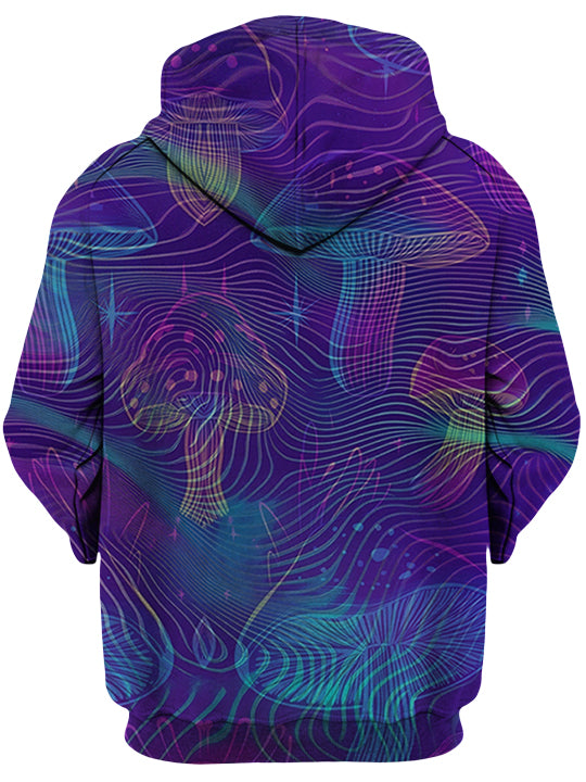 Vivid Trip Unisex Zip-Up Hoodie -Moonbestprint