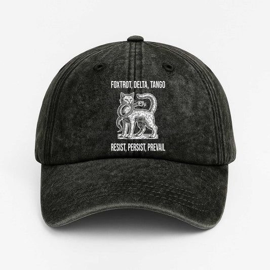 Fdt Foxtrot Delta Tango Resist Persist Prevail Hat -Moonbestprint