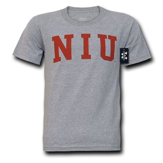 NIU Northern Illinois University Game Day T-Shirt Heather Grey
