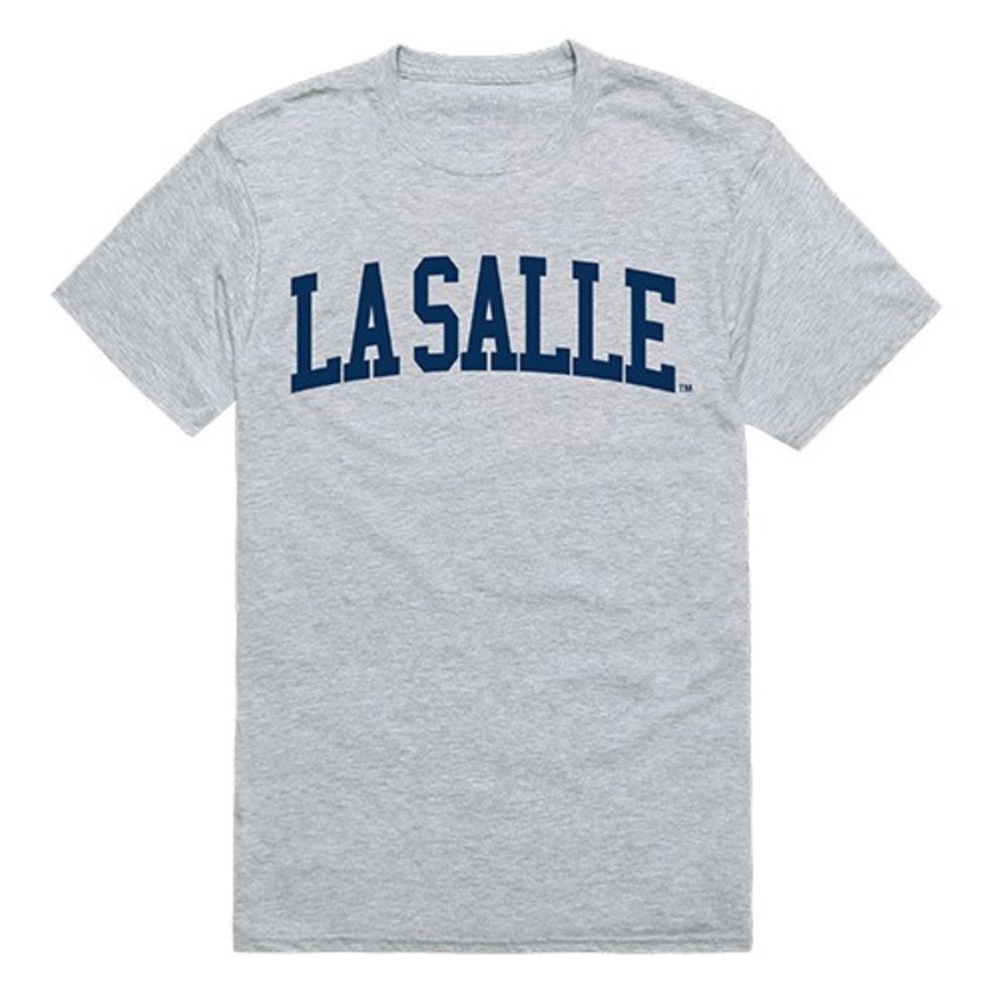 La Salle University Mens Game Day Tee T-Shirt Heather Grey