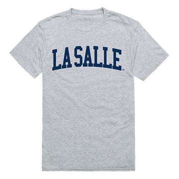 La Salle University Mens Game Day Tee T-Shirt Heather Grey