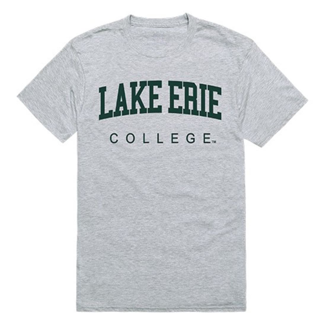Lake Erie College Mens Game Day Tee T-Shirt Heather Grey