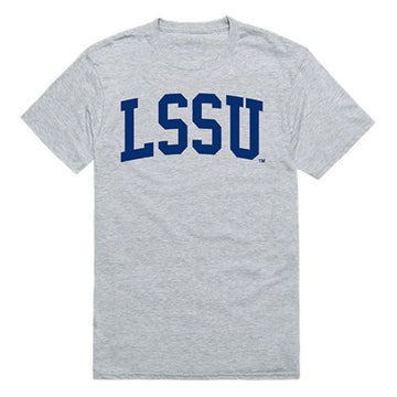 LSSU Lake Superior State University Mens Game Day Tee T-Shirt Heather Grey
