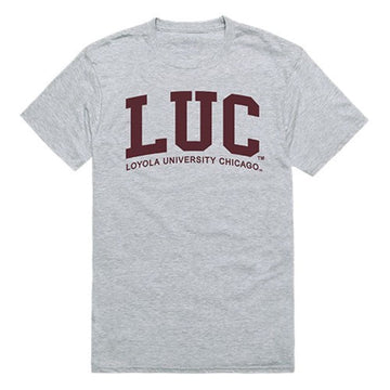 LUC Loyola University Chicago Mens Game Day Tee T-Shirt Heather Grey