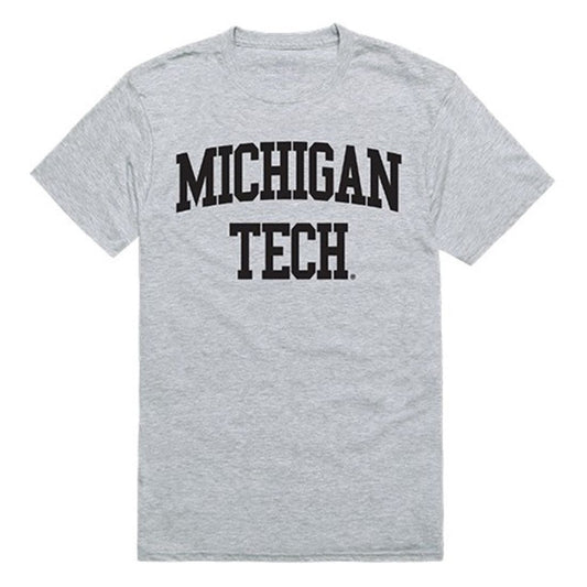 Michigan Technological University Mens Game Day Tee T-Shirt Heather Grey