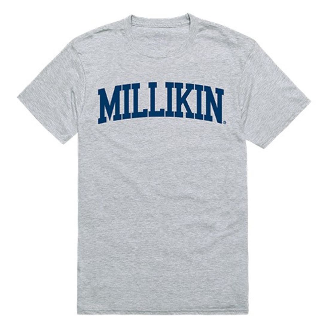 Millikin University Mens Game Day Tee T-Shirt Heather Grey