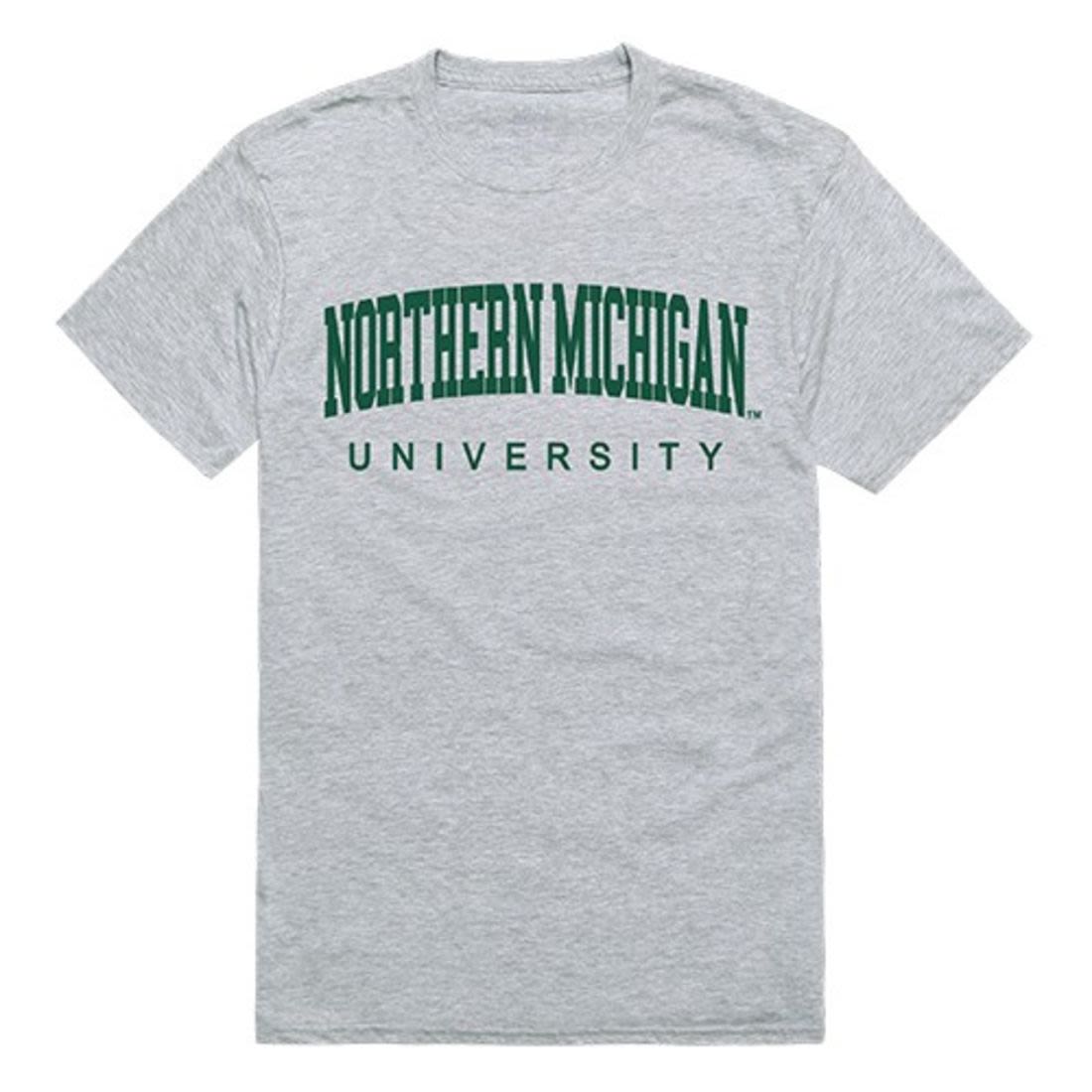 NMU Northern Michigan University Mens Game Day Tee T-Shirt Heather Grey
